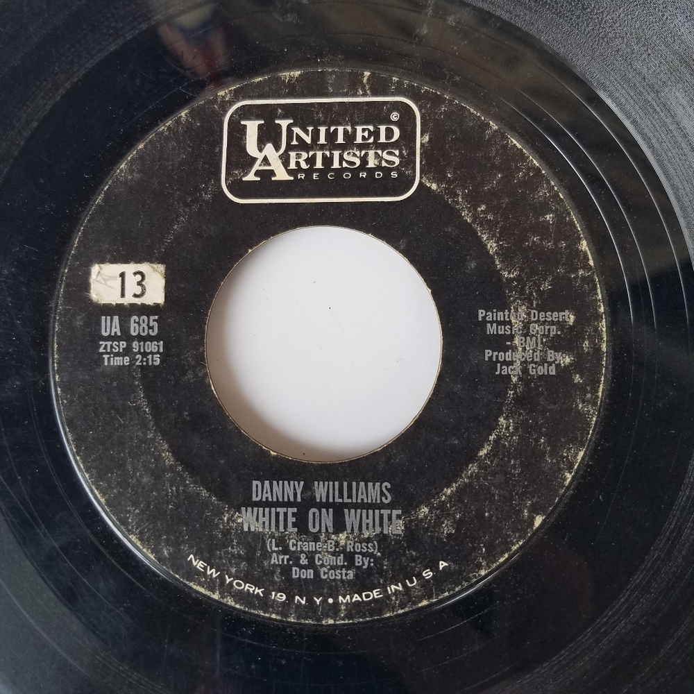 Danny Williams: White On White / The Comedy Is End